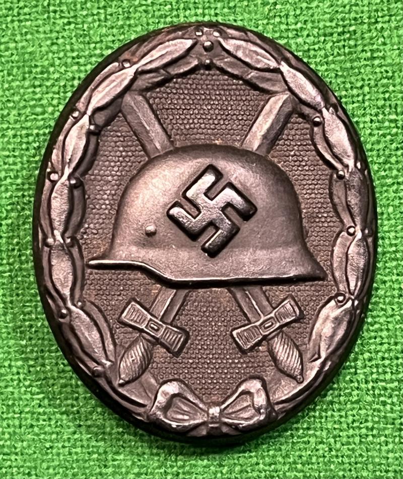 WW2 1939 Black Wound Badge -  Wilhelm Deumer
