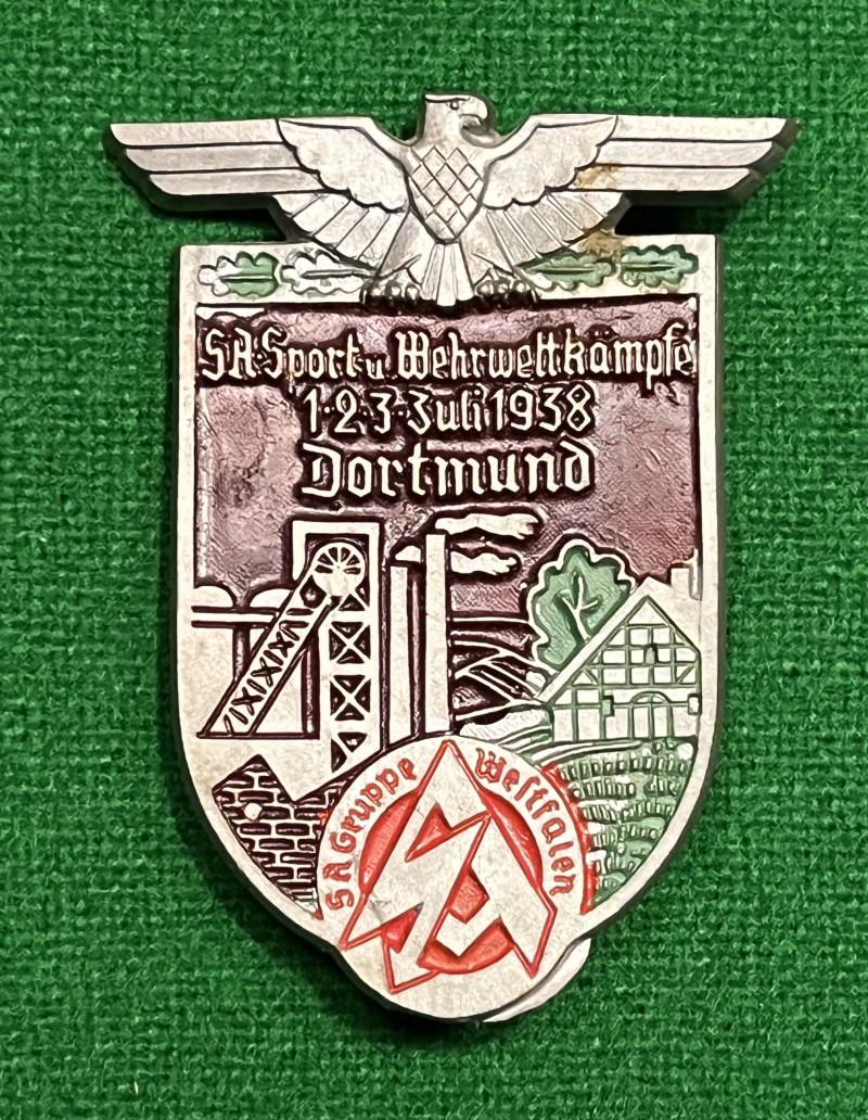 1938 SA Sport u.Wehrwettkampfe Dortmund.