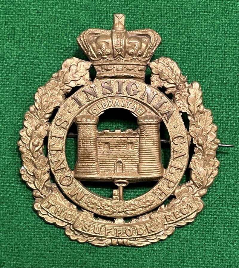 Suffolk Regiment Victorian O/R's Pagri badge
