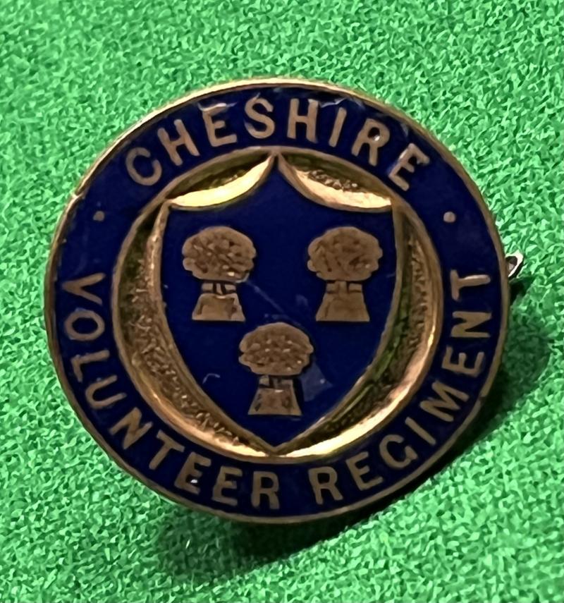 Cheshire Volunteer Regt. Lapel badge.
