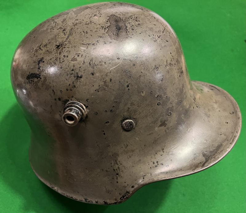 WW1 Imperial  German M.18 Trench Helmet.