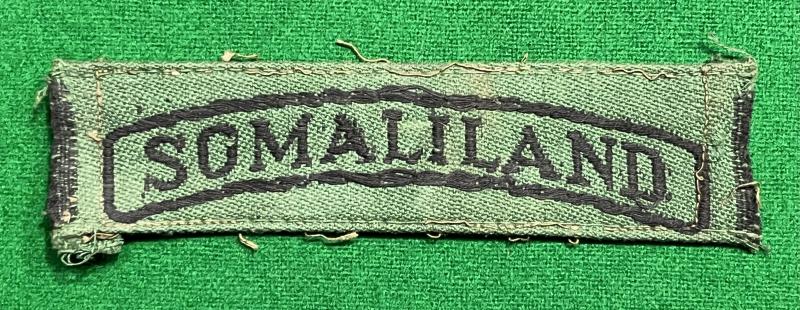 WW2 British Somaliland Shoulder Title.