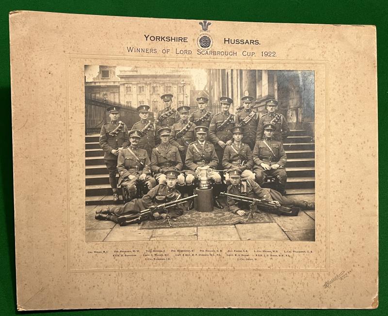 Yorkshire Hussars Group photograph.