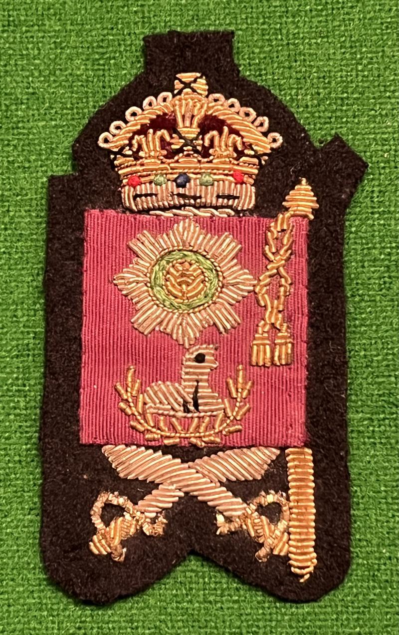 Scots Guards Warrant Officer Class 2 W.O.II Bullion Sleeve Badge