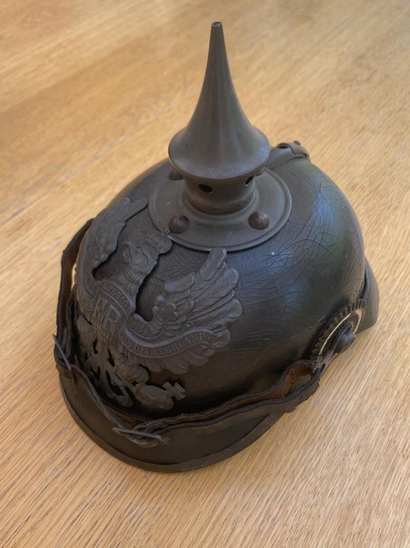 WW1 PRUSSIAN OR’s PICKELHAUBE COMPLETE.