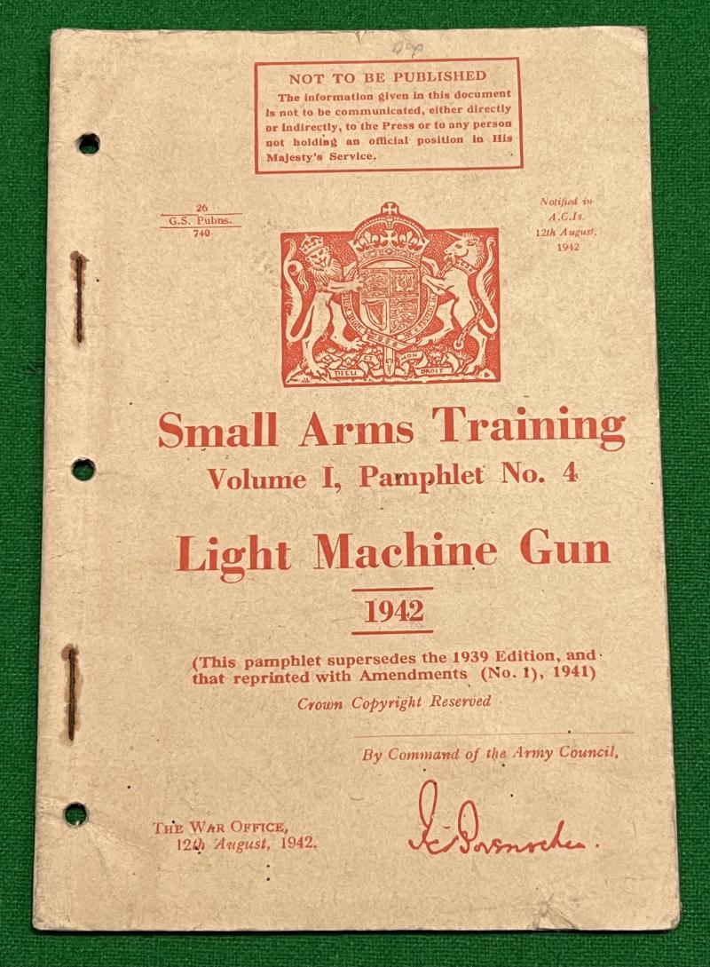 1942 S.A.T.No.4 Light Machine Gun