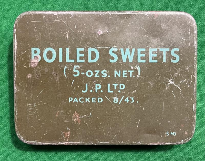 1943 Boiled Sweets Ration Tin.