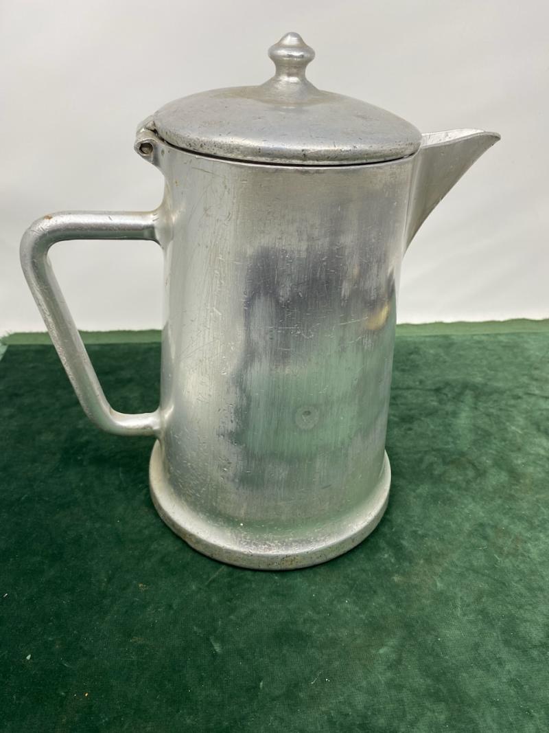 UNUSUAL THIRD REICH KRIEGSMARINE MARKED ALUMINIUM WATER JUG!!!