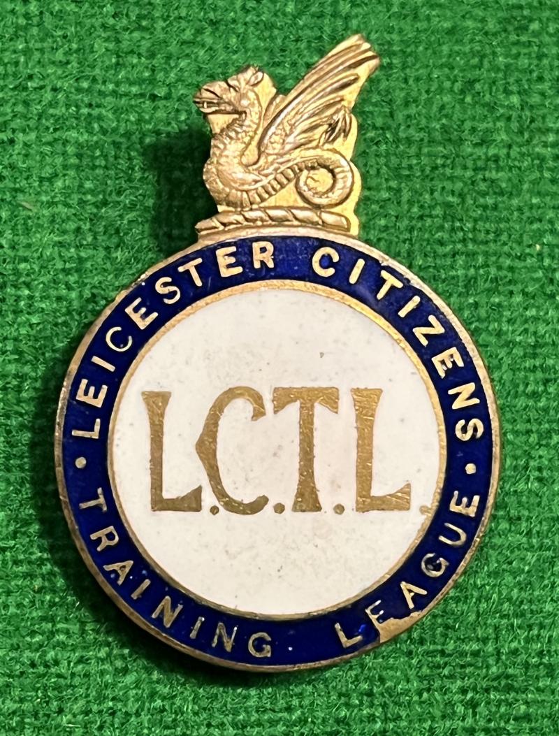 Leicester Citizens Training League lapel badge.