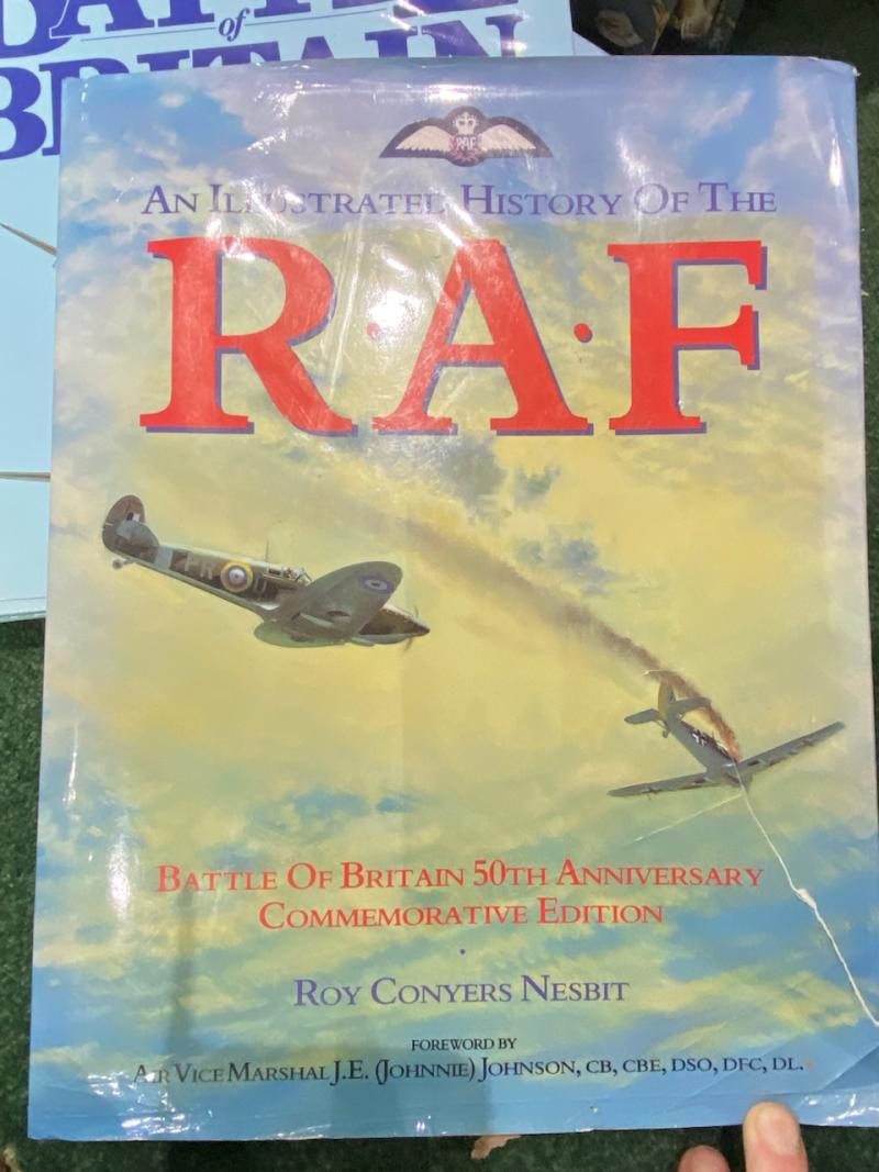 ILLUSTRATED HISTORY OF THE RAF BY ROY CONYERS NESBIT-50th ANNIVERSARY COMMEMORATIVE EDITION.