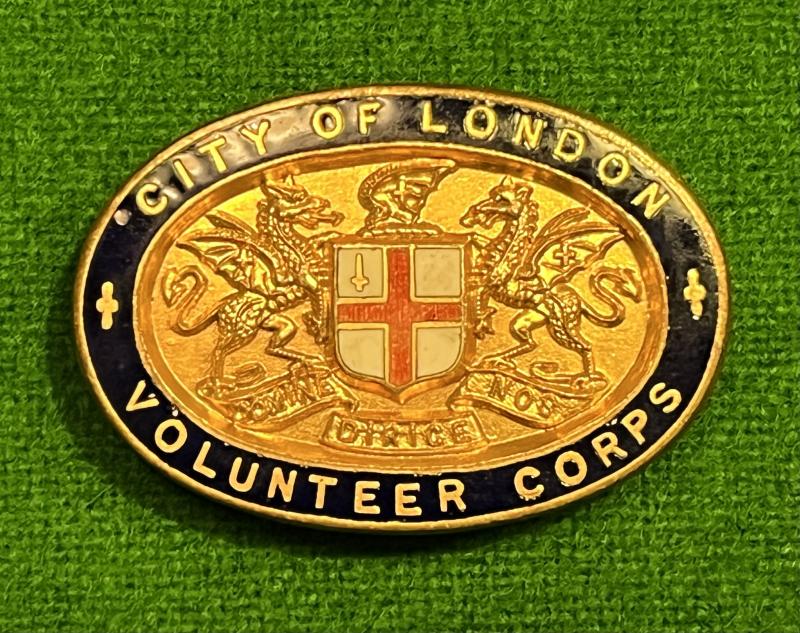 WW1 City of London Volunteer Corps VTC badge.