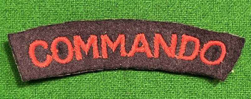 WW2 Commando Shoulder title.