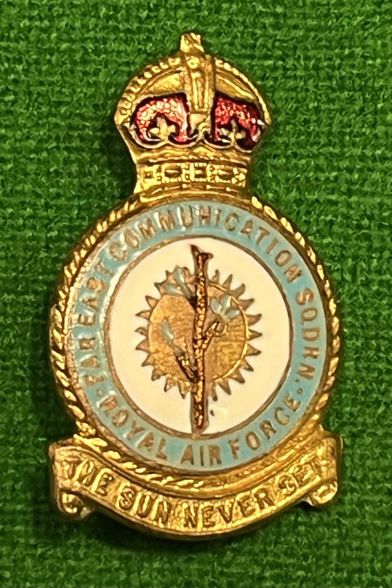 Far East Communication Squadron Unit lapel badge.