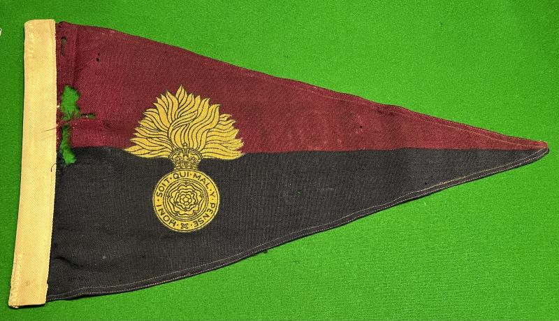 WW2 Royal Fusiliers ( City of London Regiment ) Pennant.