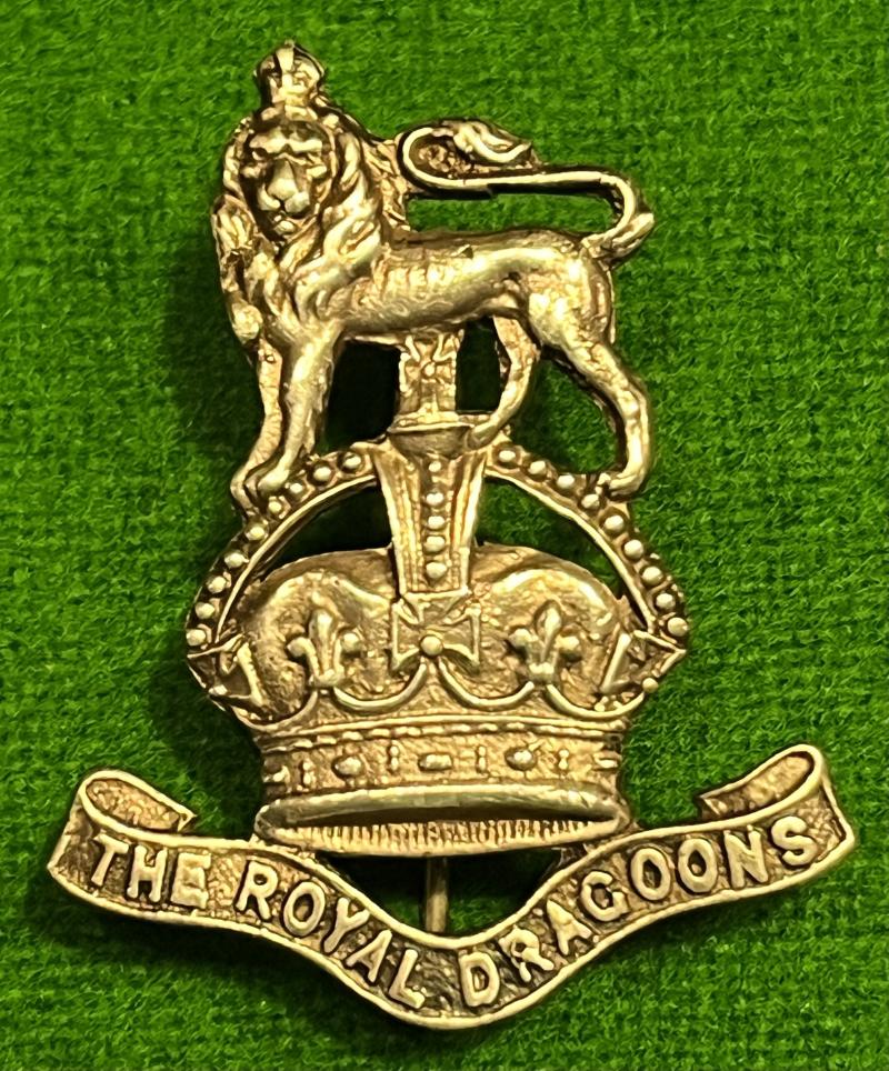 Royal Dragoons Silver sweetheart brooch.