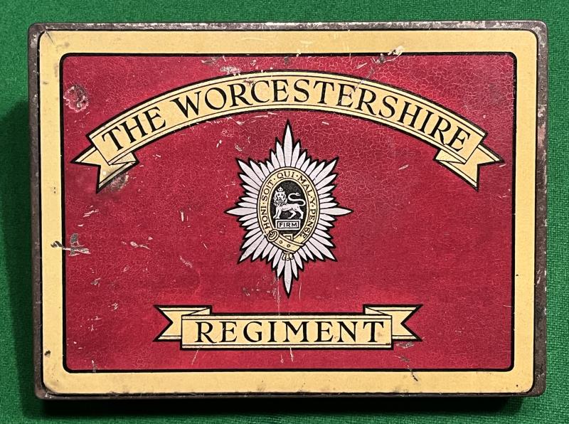 Worcestershire Regiment Cigarette Tin.