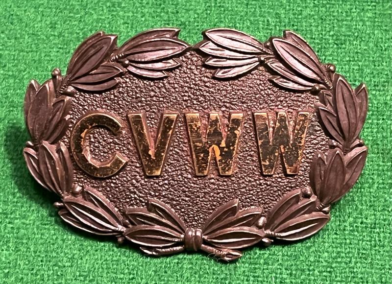 WW2 Council of Voluntary War Work Cap badge.