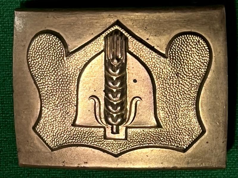 WW2 Belgian Walloon Rexist Labour Corps (S.V.T.W.) Belt Buckle.