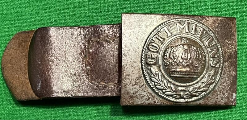 1915 Prussian Buckle and tab.