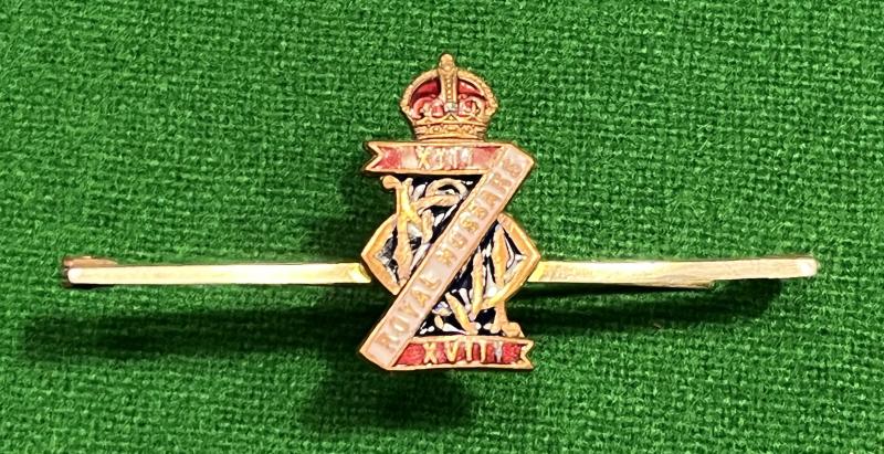 XIII/XVIII Royal Hussars Sweetheart pin.
