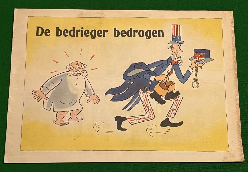 WW2 Dutch NSB Propaganda Comic Strip.