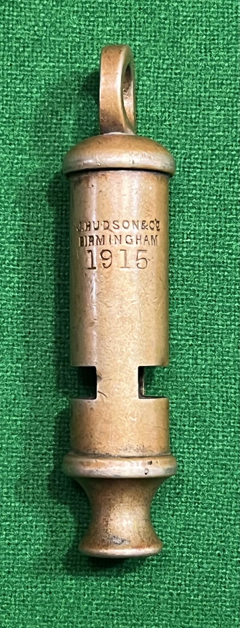 1915 Military Whistle.