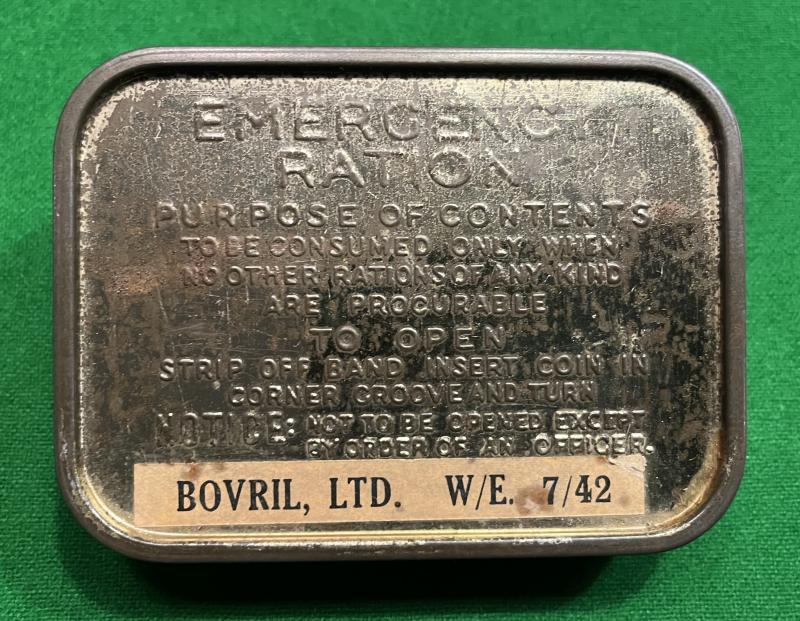 1942 British Emergency Ration Tin.