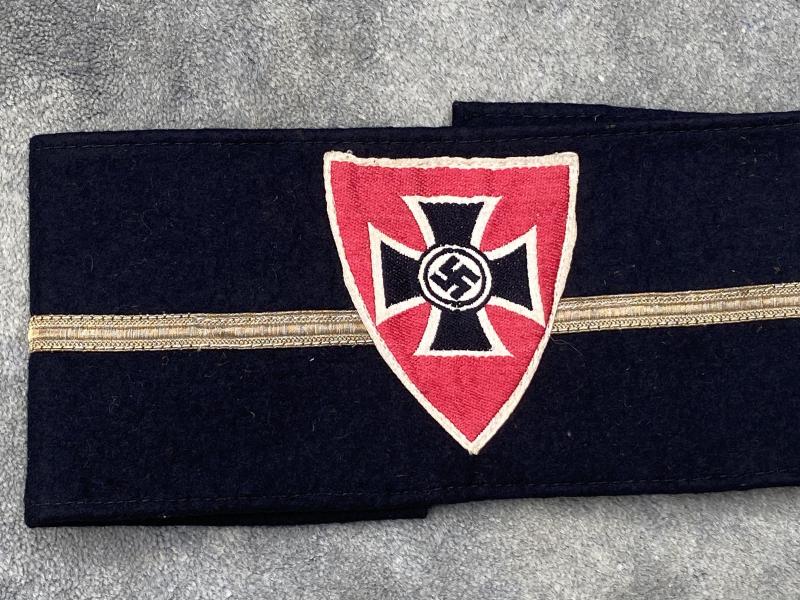 THIRD REICH ARMBAND FOR THE NSRKB LATER VETERANS ASSOCIATION.