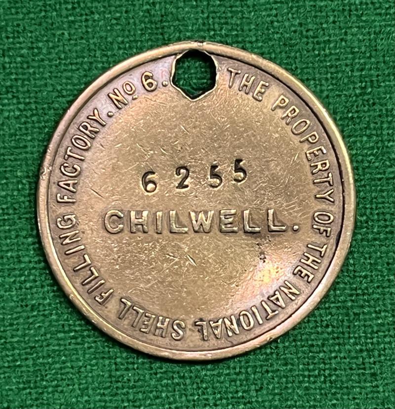National Filling Factory No.6 – Chilwell, token or tool check.