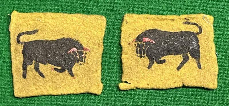 11th Armoured Division WW2 formation signs.