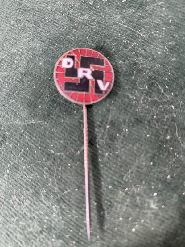 THIRD REICH MEMBERS STICK PIN FOR THE D.R.V.