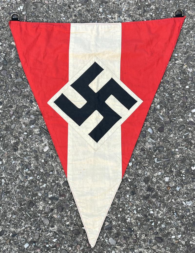 Hitler Youth Trumpet Banner.