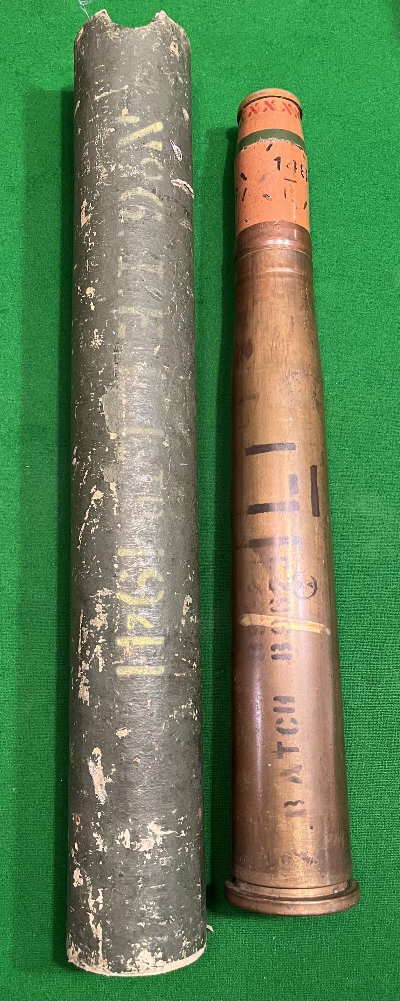 WW2 Unfired 40mm Bofors Round.