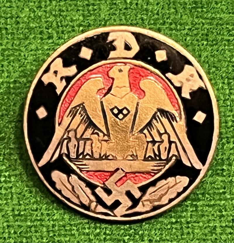 Third Reich R.D.K. Lapel badge.