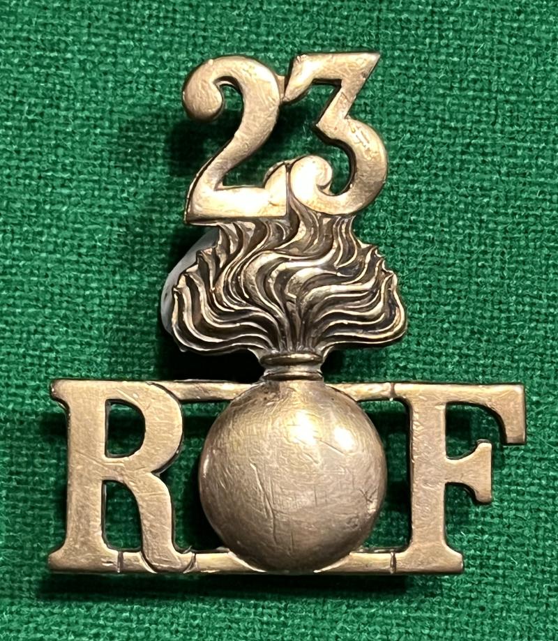 23rd (1st Sportsman's) Bn. Royal Fusiliers Shoulder Title