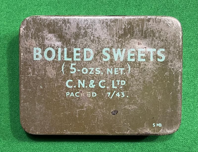 1943 Boiled Sweets Ration Tin.