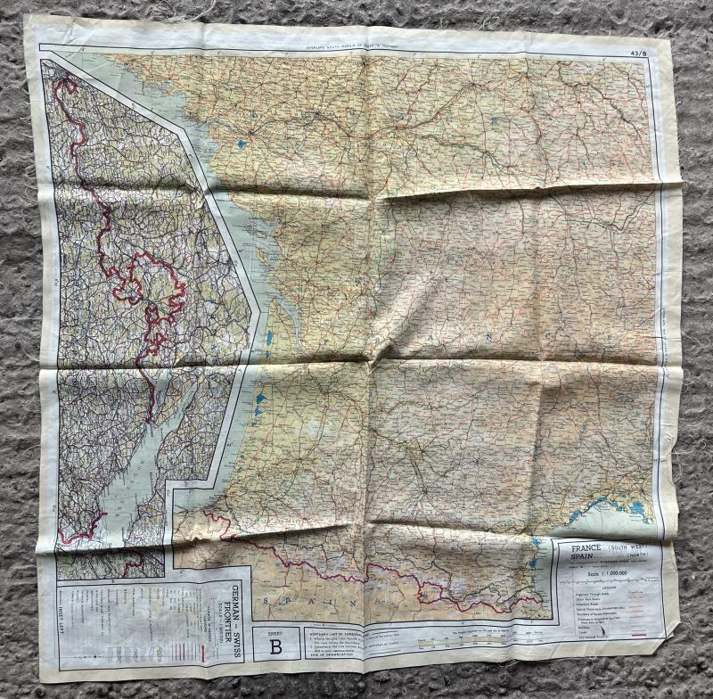 1943 Series Escape Map 43/A & B.