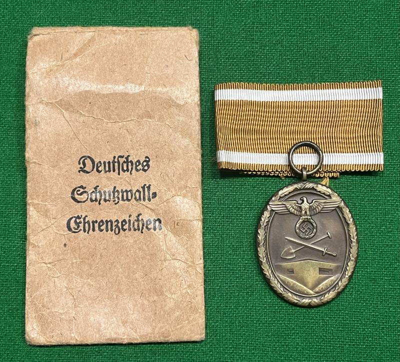 West Wall Medal in Packet.