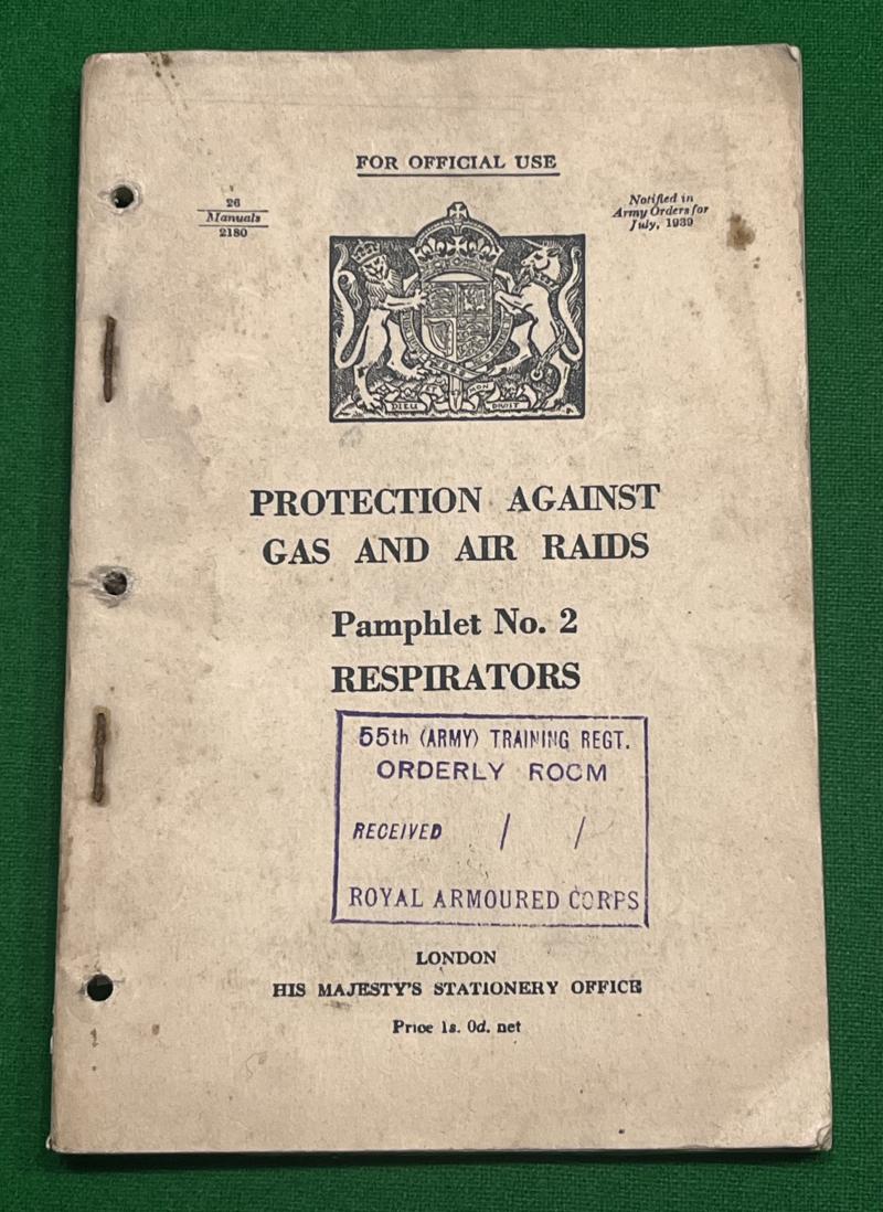 Protection Against Gas & Air Raids - Respirators