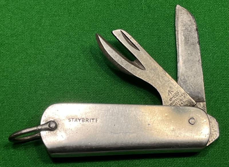 1941 Stainless, rollback ' Staybright ' pocket knife.