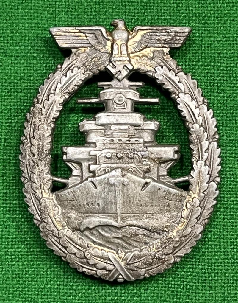 WW2 Kriegsmarine High Seas Fleet Badge - Foerster & Barth.