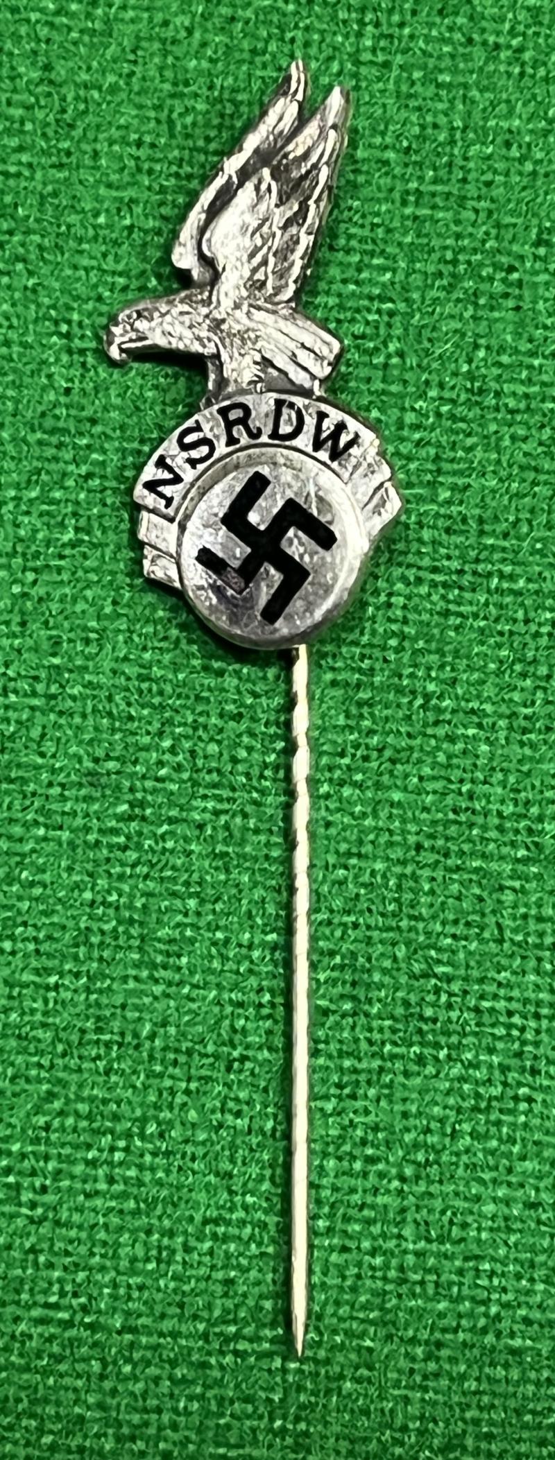 Nationalsozialistische Reichsfachschaft Deutscher Werbefachleute NSRDW stick pin