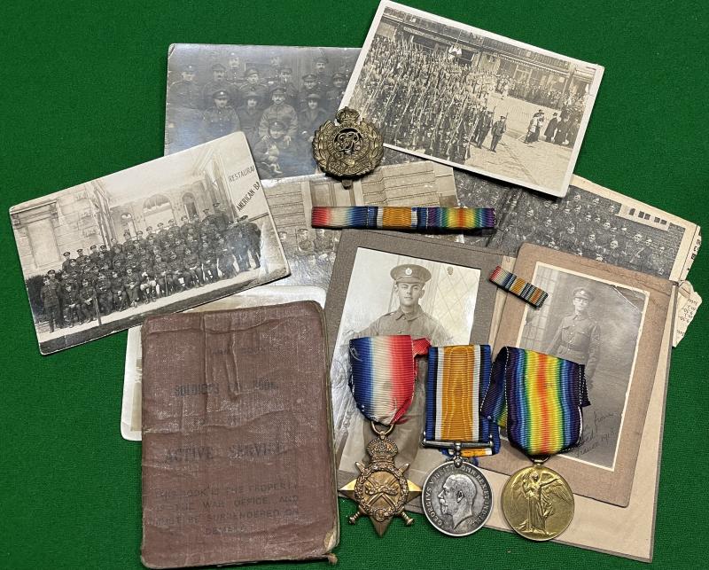 WW1 1914-15 Trio grouping to A/Sgt.E.G.Lloyd R.E.