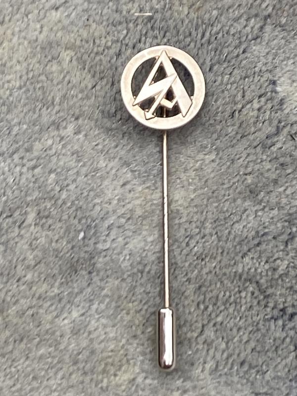SA LAPEL PIN IN SILVER - RZM MARKED