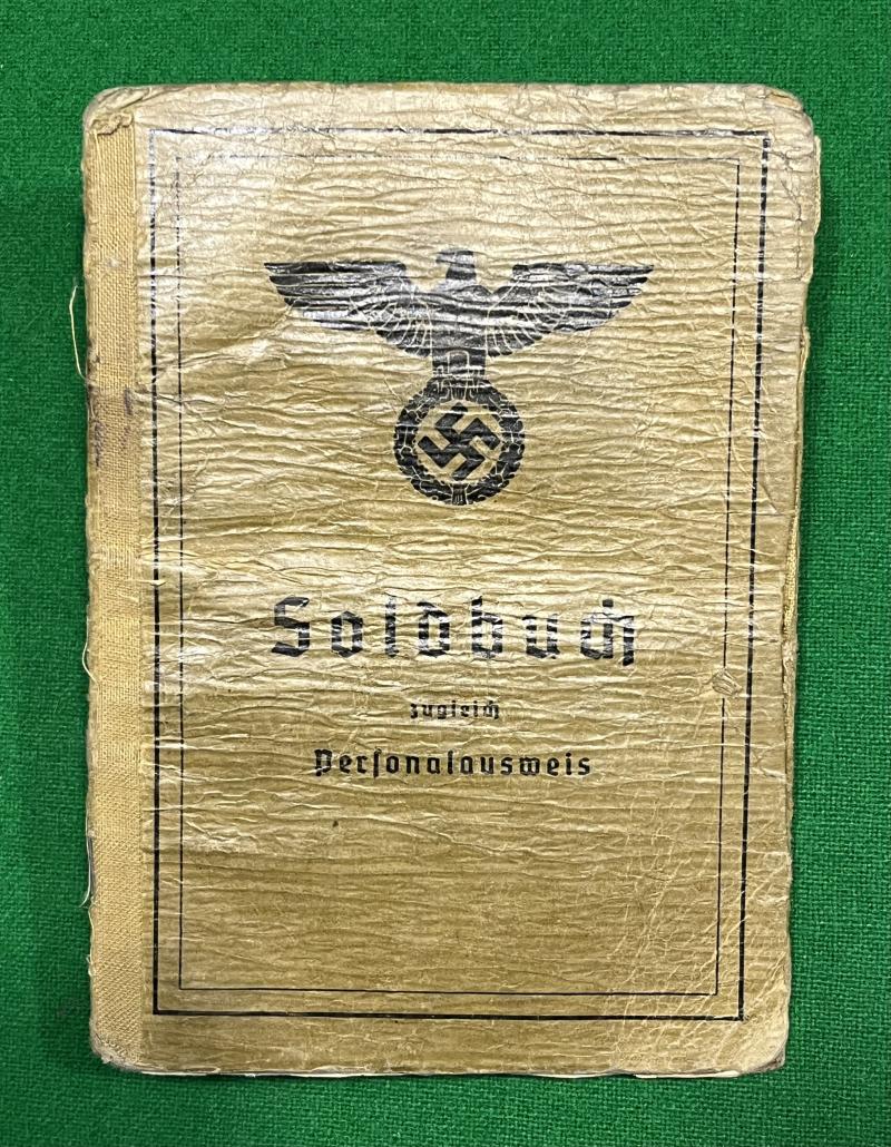 WW2 Soldbuch - Erich Halbrehder - Signals.