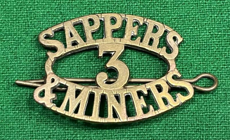 3rd Sappers & Miners shoulder title.