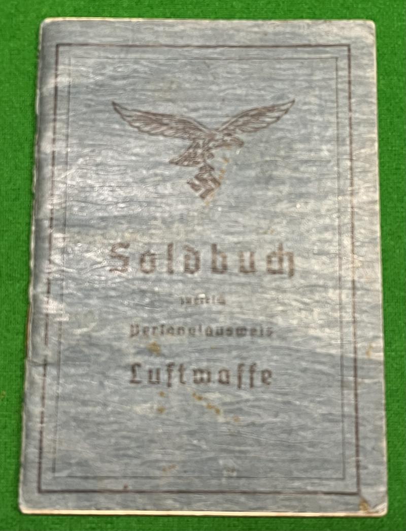Luftwaffe Soldbuch - Fallschirmjäger Rgt.2