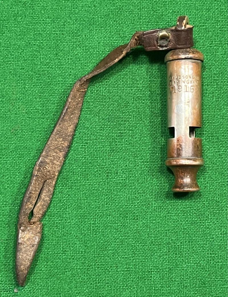 1915 dated Trench Whistle & Fob.
