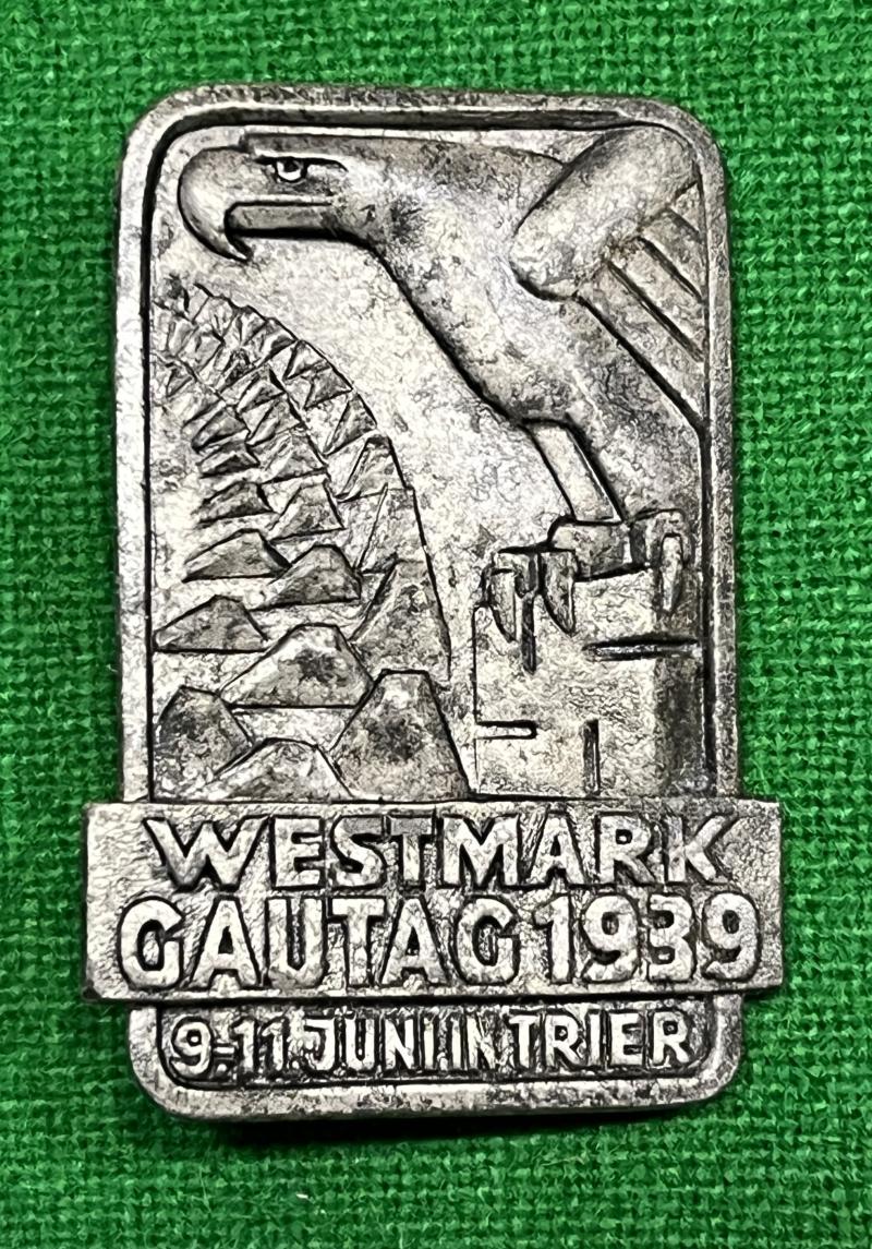 Westmark Gautag 1939 Trier day badge.