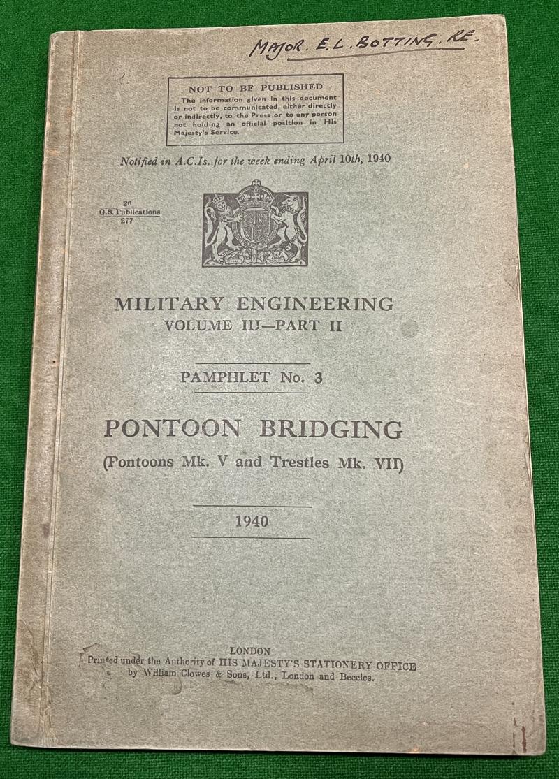 1940 Manual - Pontoon Bridging.